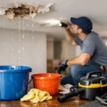 Roof Leak Water Damage Repair First Steps